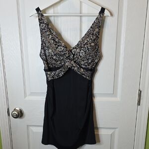 NWOT D&Co Beach Swim Dress Skirted Bathing Suit, Women's Size 10